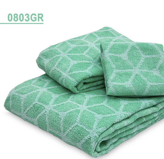 Antibacterial Deodorizing More than Silk ™ Jacquard Towel #803GR