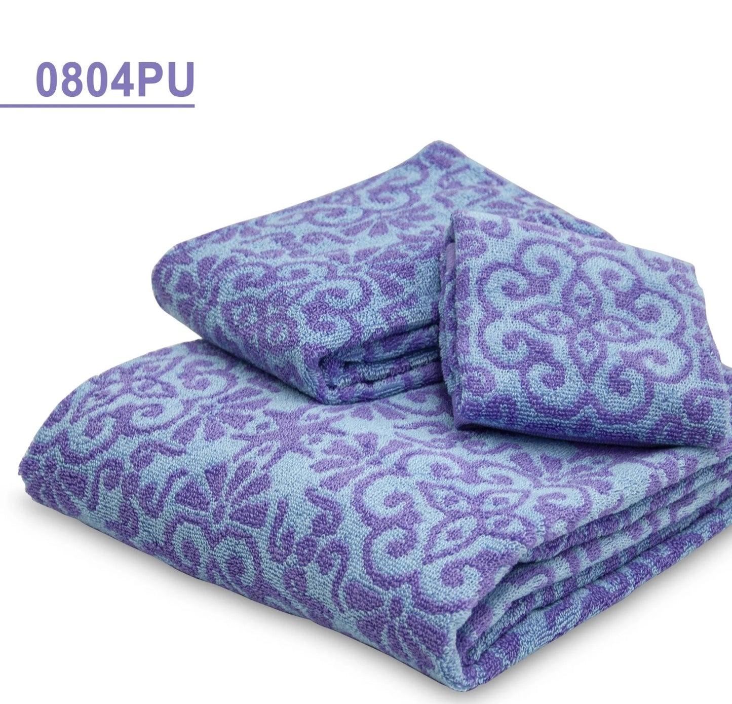 Antibacterial Deodorizing More than Silk ™ Jacquard Towel #804PU