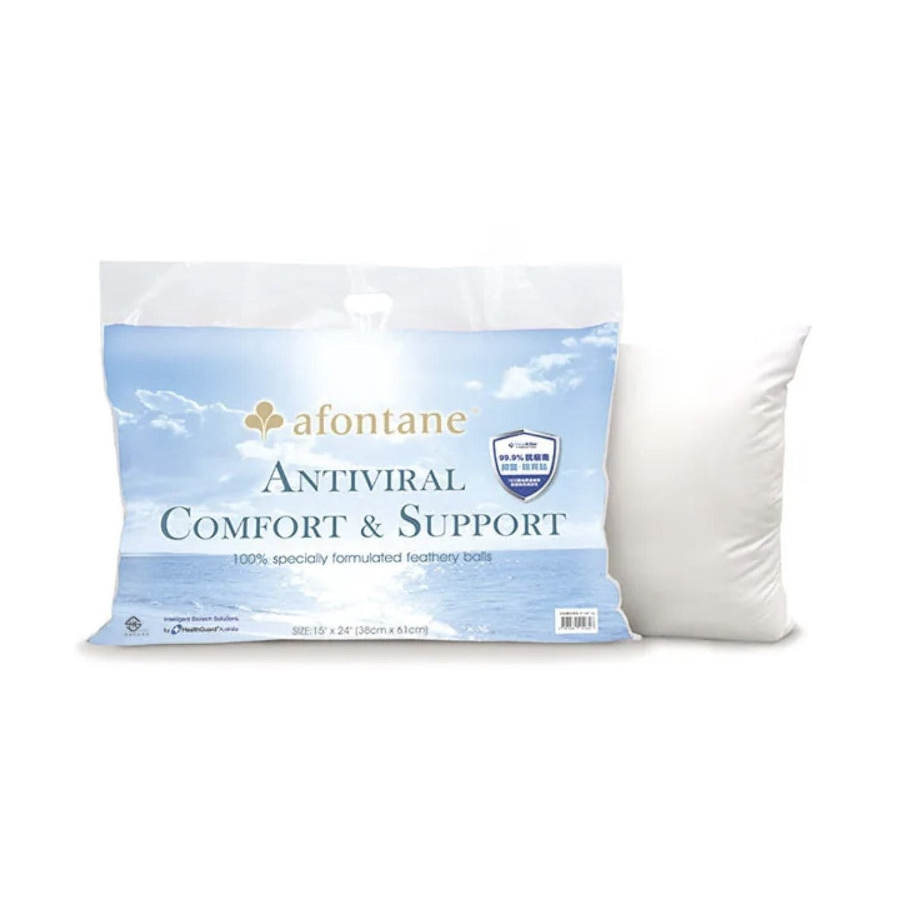 Antiviral Comfort & Support Pillow